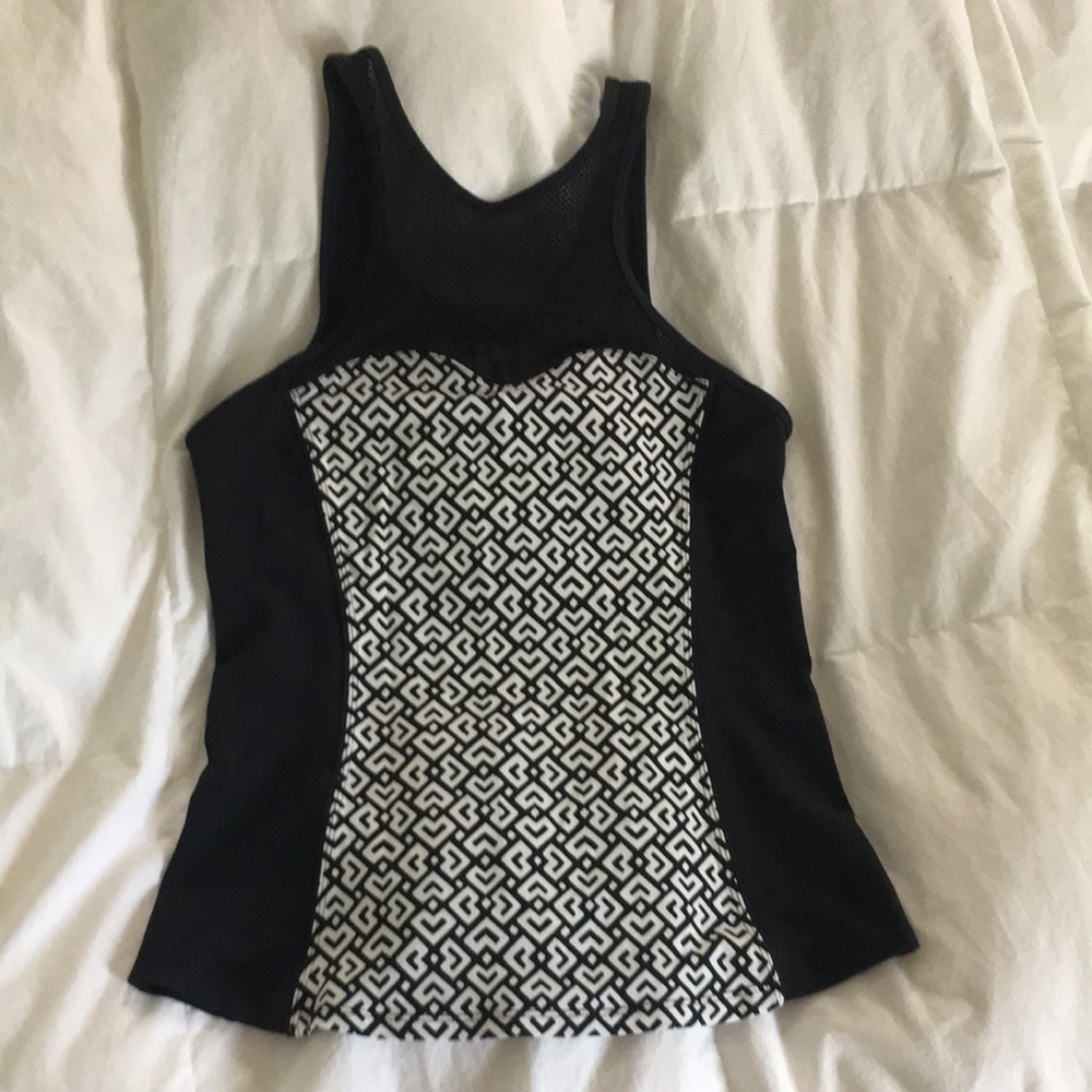 Geometric Heart Tank High Neck Small Lucy